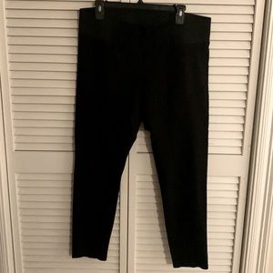 Ann Taylor Factory Ponte Pants Black Sz Large